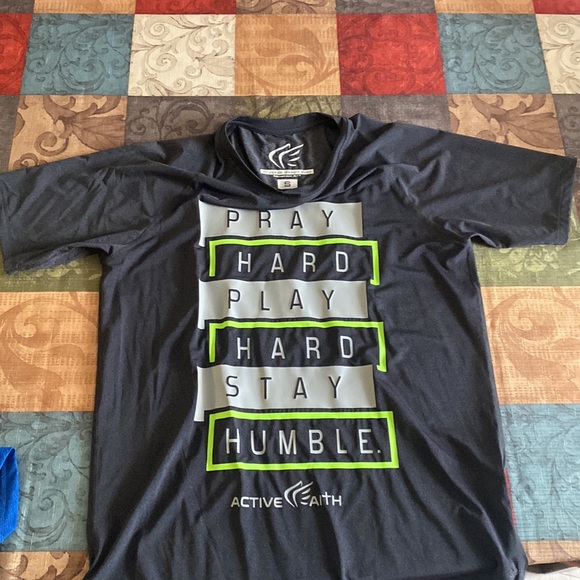 Active Faith shirts, hoodie, and cutoffs - Picture 9 of 14
